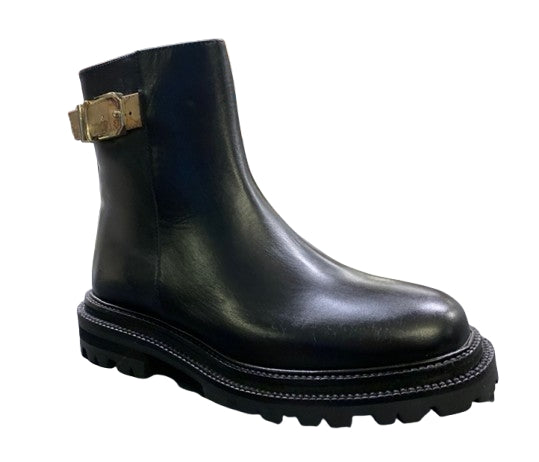 Alviero Martini Stivaletto In Pelle  Half Boot H50 Z 0929 578B Col 0001 Nero