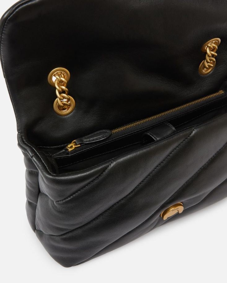 Pinko Borsa Love Puff  Classic  In Pelle Black