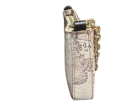 Alviero Martini 1A Classe Pochette  con catena e tracolla  L PQ85 9950 Col. 0590 Turtle dov.