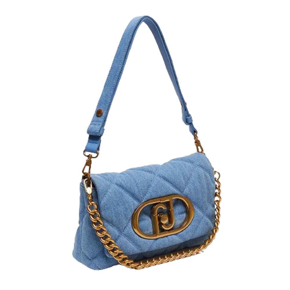 Borsa a spalla Liu Jo Modello LaPuffy AA4148T9779 Blue Denim