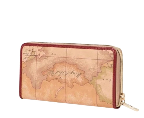 Alviero Martini 1A Classe Portafoglio Donna Ziparound L PO94  S578 Col0313 Maple Red