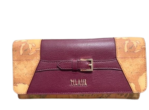 Alviero Martini 1A Classe Portafoglio Donna LPQ61 G654 Col. 0304 Burgundy