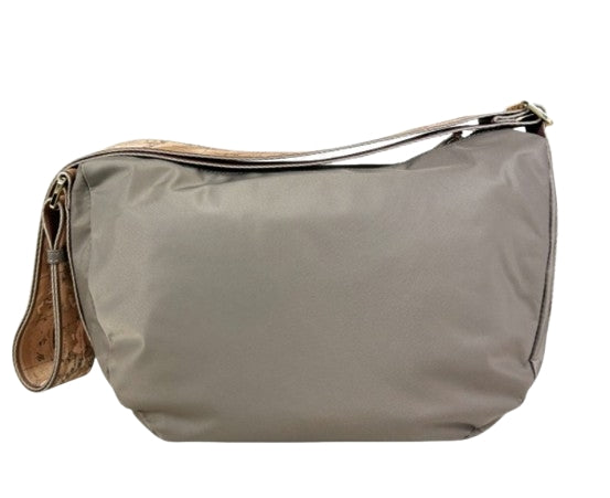 Alviero Martini 1a Care Nylon Metaverse Borsa A Tracolla Mezzaluna Grande L GZ66 9762 Col 0587 Rock Color