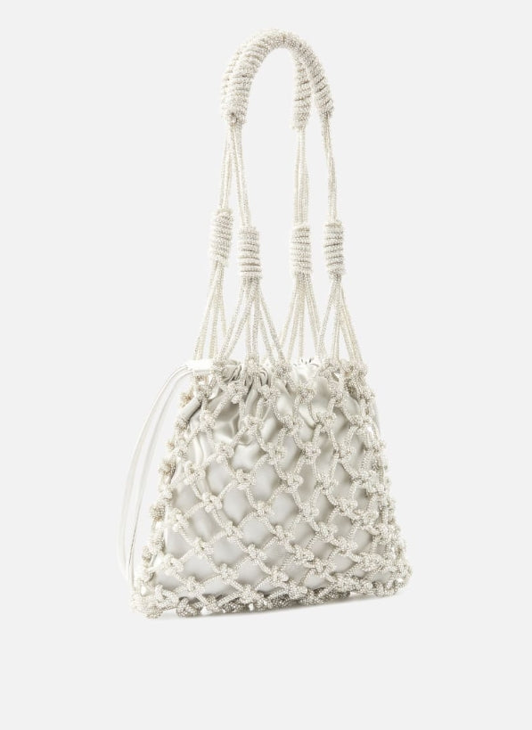 Pinko Borsa A Spalla Con Micro Cristalli 105165 A2XK Cristal 1