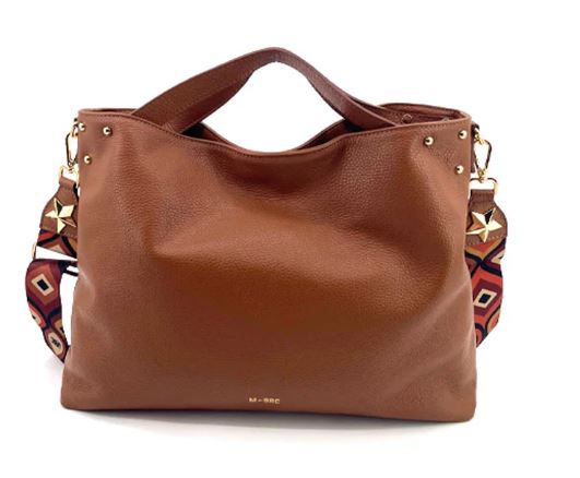 MBrc Borsa in pelle Linea Obona G072 Marrone