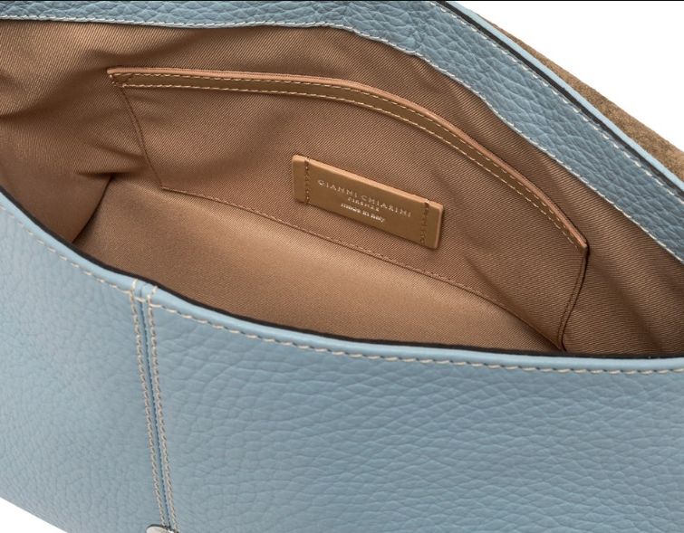Gianni Chiarini  Borsa in pelle a spalla ALESSANDRA BS 11356 TKL-NAETN Sky