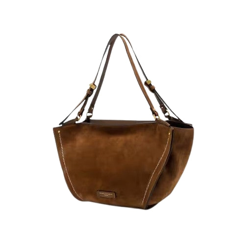 Gianni Chiarini  Borsa a spalla in suede BS 12037 BLOOM Cognac