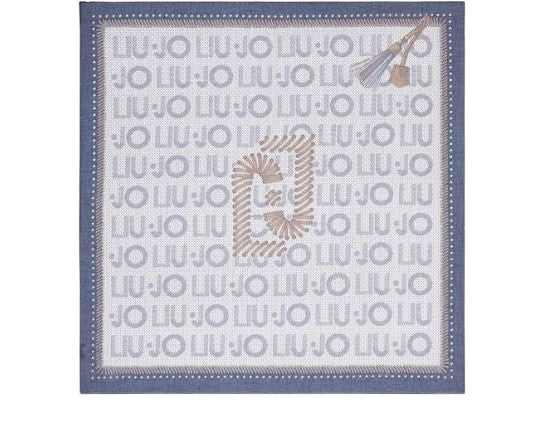 LIU JO ECS  Foulard Weave Logo 2A6037 T2745 Col. 94111 Blue sky