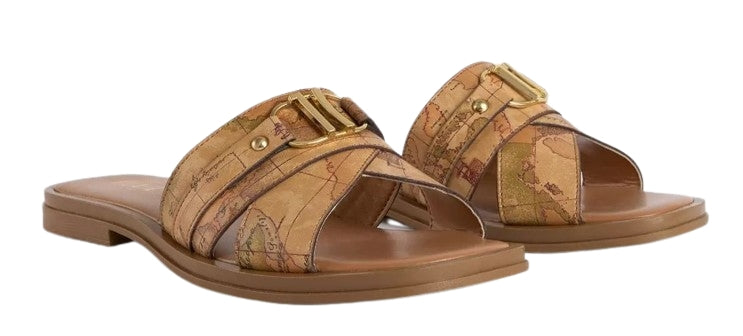 Alviero Martini 1A Classe Ciabatte Slipper C/Logo1C Z 1082 9820 Geo Classic Beige