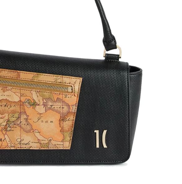 Alviero Martini 1A Classe Borsa Sottospalla Geo Pagoda LM LC73 9875 Nero