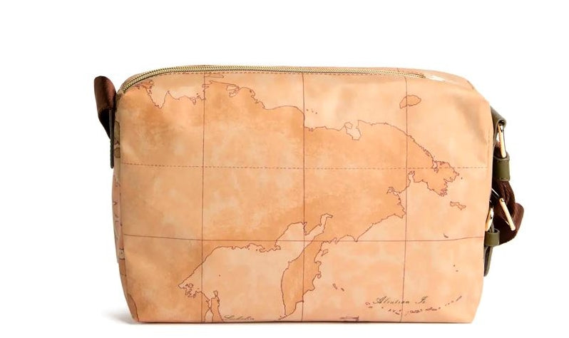 Alviero Martini 1A Classe Borsa con Tracolla Highland Soft LLD38 S578 Col 0609 Moss Green/Verde Muschio