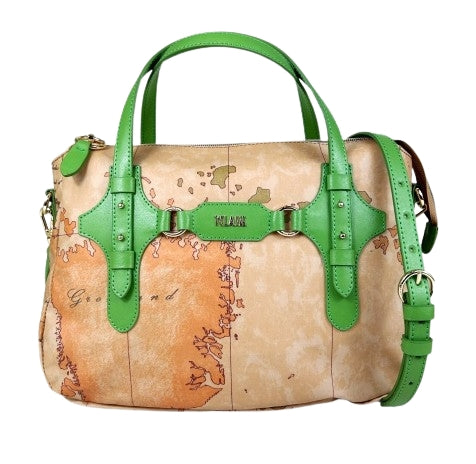 Alviero Martini 1A Classe Soft Fusion Borsa A Mano C/Tracolla Staccabile  LB96 S578 Col 0623 Verde Bali