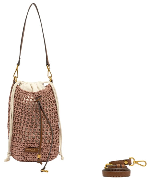 Gianni Chiarini  Borsa    SECCHIELLO IN PAGLIA NEFELI  BS11951/COMM BLUSH