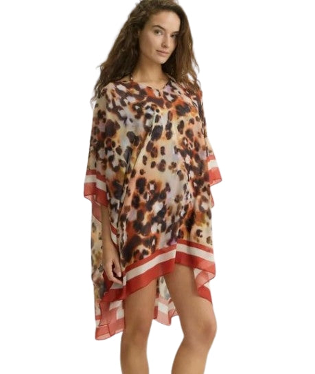 Liu Jo Kaftano beach Chiuso TU  VA5173 T4902 animal rouge
