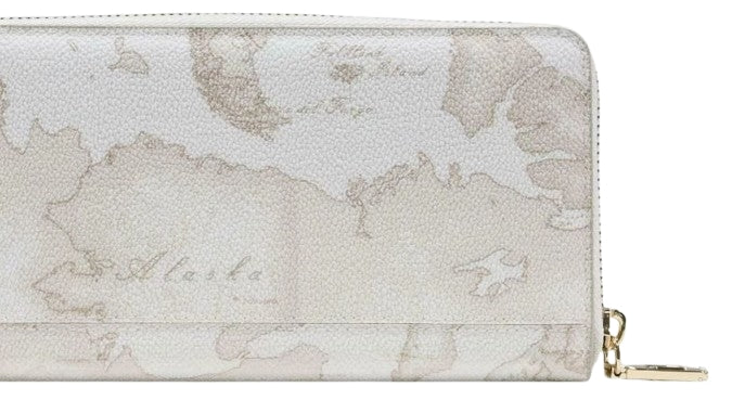 Alviero Martini 1A Classe Portafoglio Donna Ziparound LM PQ27 MIXG Col. 0900 White