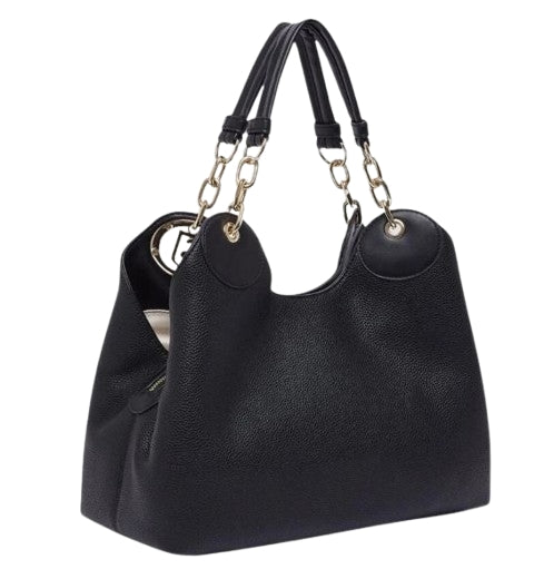 Liu Jo Borsa A Mano   M SATCHEL   FAIZA AF6024  ES039 Col. B1848 Nero/brass