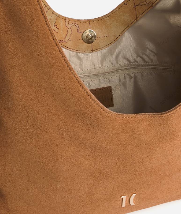 Alviero Martini 1A Classe Free Spirit Sottospalla Hobo LF58S646 Col 0947 Camoscio