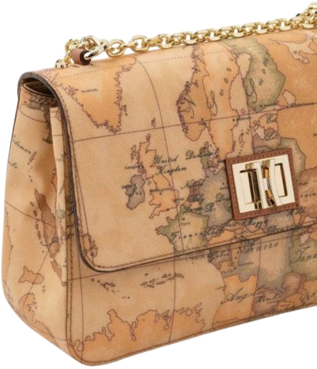 Alviero Martini 1A Classe Tracolla Con Patta CE034 6000 Geo Classic