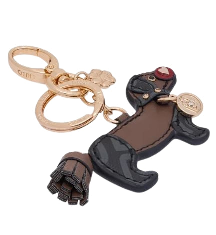 Portachiavi LIU JO  Dog Key Ring  AF6087 E1065 Col. XO781  Dark mocha