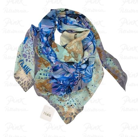 Alviero Martini 1A Classe  Pareo Bali 130x130 K P078 1726 Col. 0188 Electric b