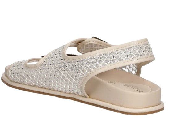 Patrizia Pepe Sandali Rete Strass PPJ338.0 Colore Offwhite