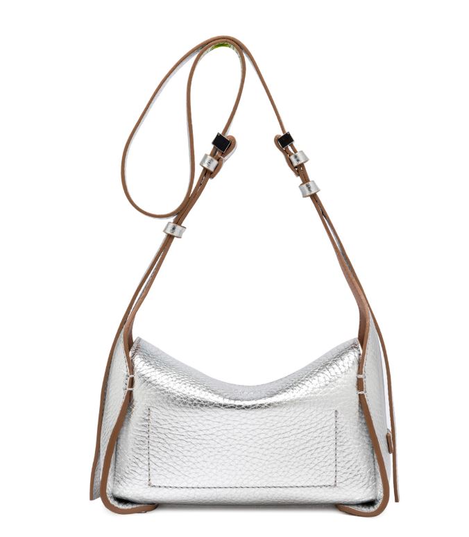 Gianni Chiarini  Borsa in pelle PENELOPE BS 11350 Silver-Caramello