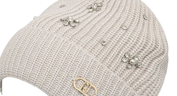 Liu Jo  Beanie  Berretto 2F5017 M0300 Col. 06188 Grigio ghiaccio