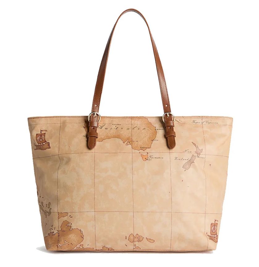 Alviero Martini 1A Classe Borsa Shopping Highland Geo Soft L LD34 S578 Col 0548 Chesnut