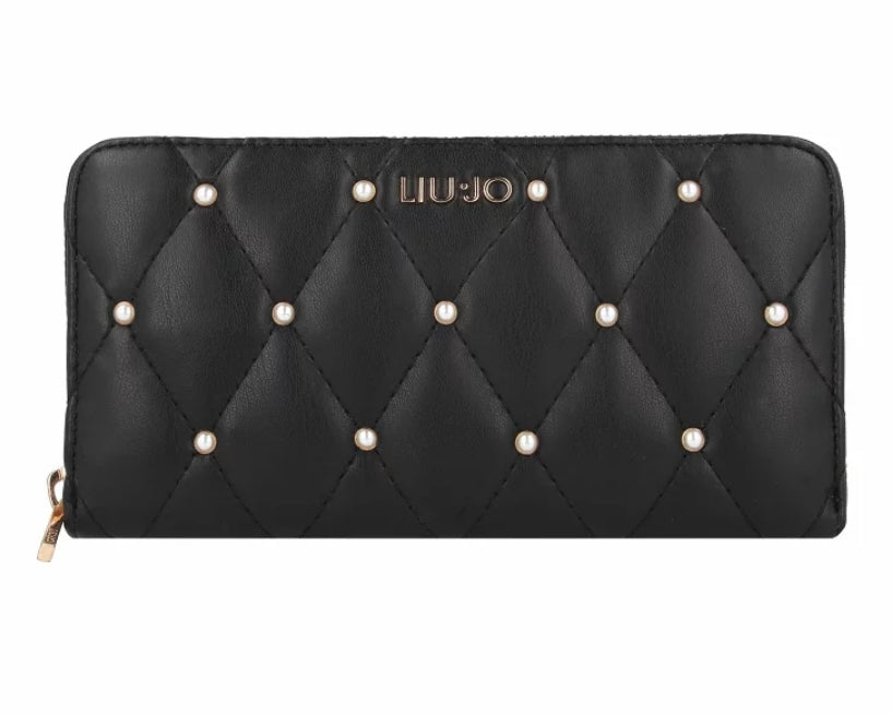 Liu Jo Portafoglio Astilbe ECS XL ZIP AROUND AF3362 E0041 Nero
