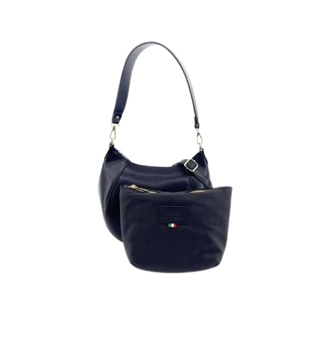 M BRC Borsa a spalla In Pelle Linea Curvy  T143Colore Nero
