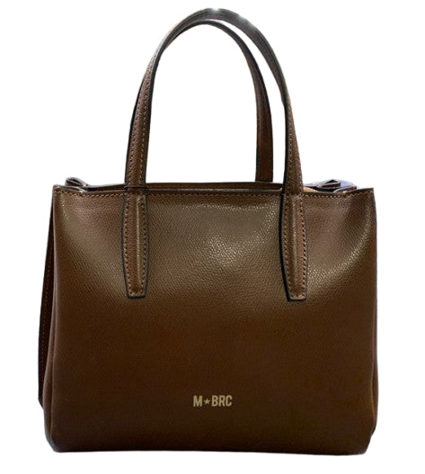 M BRC Borsa In Pelle Linea Palmellato Q136 Cognac