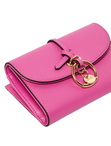 Liu Jo Portafoglio ECS M Trifold ecosostenibile con charm Fuxia NF2046 E0086