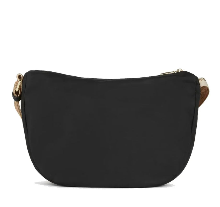 Alviero Martini 1a Care Nylon Metaverse Borsa A Tracolla Mezzaluna Grande L GZ66 9762 Col 0001 Nero