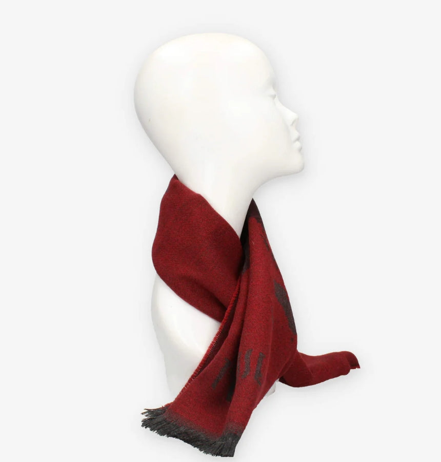 Alviero Martini 1A Classe Sciarpa 30x180 KS564 1748 Col.0313 Maple Red/Rosso Acero