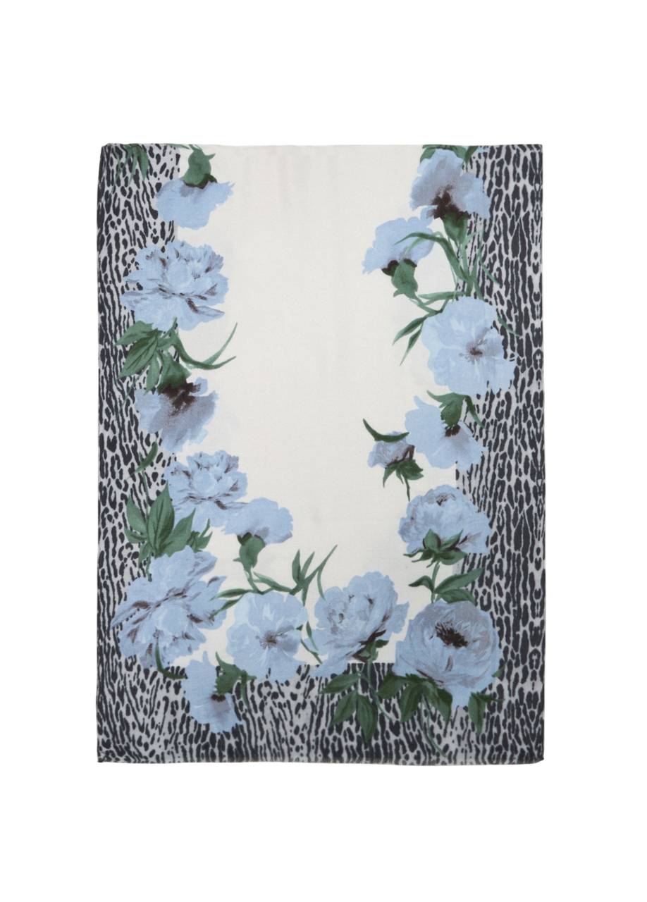 Liu Jo Stola Floreale Animalier 2F5077 T0300 Col 74015 Light Denim
