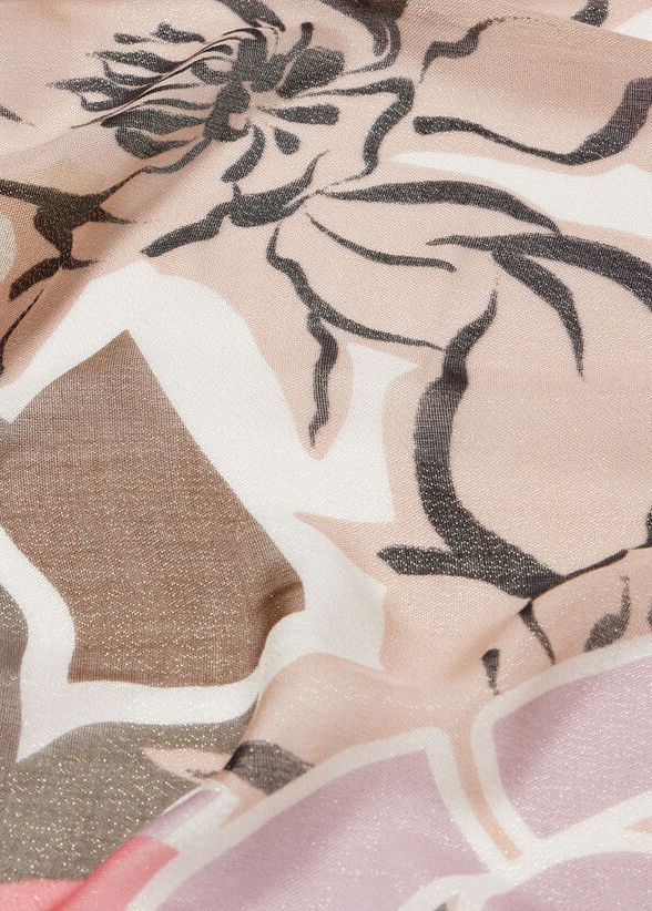 Liu Jo Foulard Flower Logato  2A5033 T0300 Col. 01041 Cream