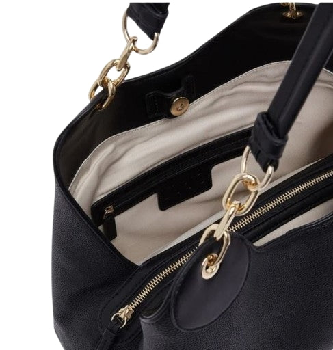 Liu Jo Borsa A Mano   M SATCHEL   FAIZA AF6024  ES039 Col. B1848 Nero/brass