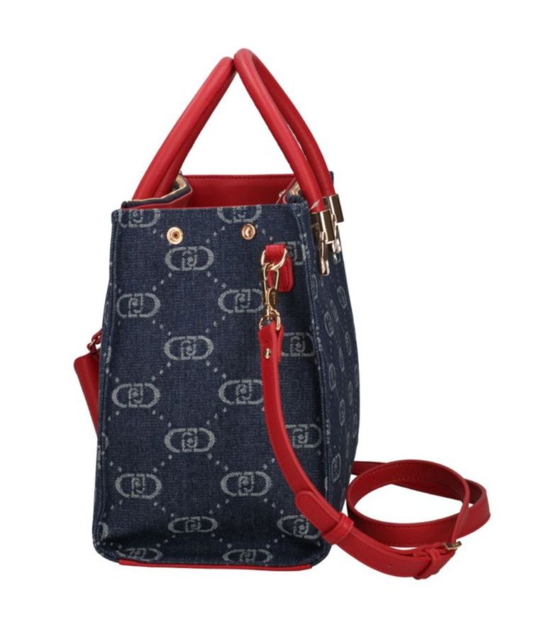 Borsa  Liu Jo  Manh M Satchel AA5008 D3200  Col. 00770 Blu denim