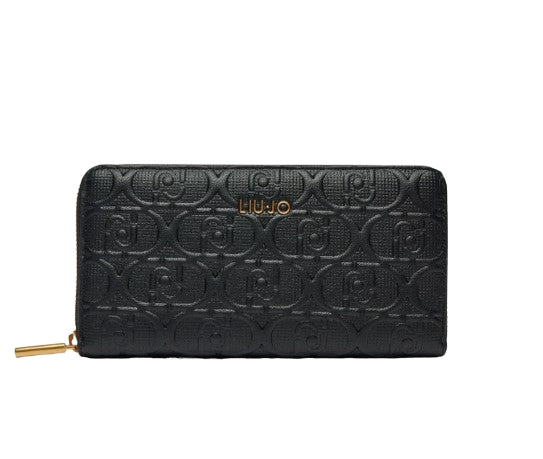 Liu Jo Portafoglio Caliwen ECS XL Zip Around AF4280 E0538 Col. 22222 Nero