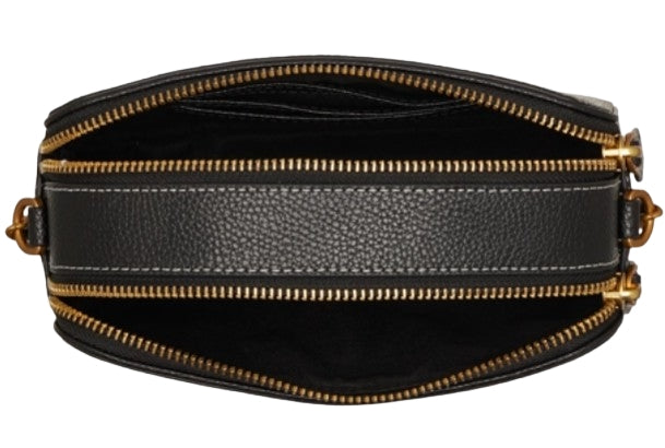 Pinko Carrie Camera Case Black Pelle Bottolata