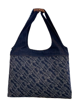 Alviero Martini 1A Classe Sottospalla Hobo LM LD03 9888 Col 0154 Blue Jeans