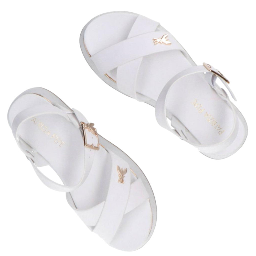 Patrizia Pepe sandali in pelle PPJ334.06 Colore bianco
