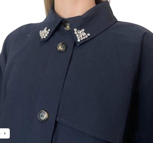 Liu Jo Poncho Trench 2A6002 T0300 Col. 94111 Blue sky   T.U.