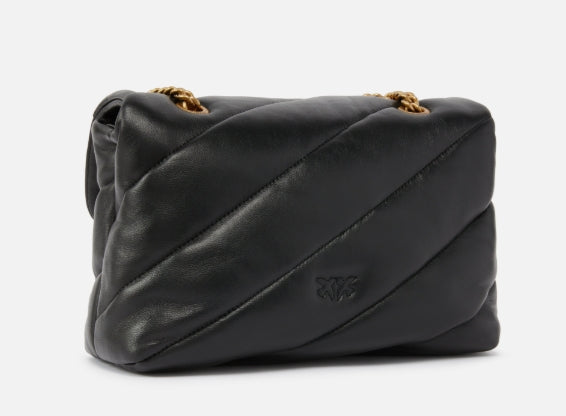 Pinko Borsa Love Puff  Classic  In Pelle Black
