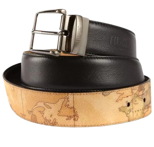 Alviero Martini 1A Classe Cintura Uomo Reversibile  cm 95 BV A485 5600 Marrone Scuro