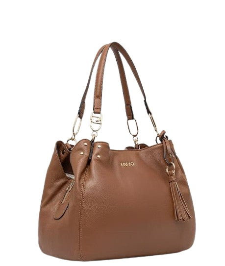 Borsa  Liu Jo  M Satchel CIRRY AA6185 E1012 Col. 71409 Mocha