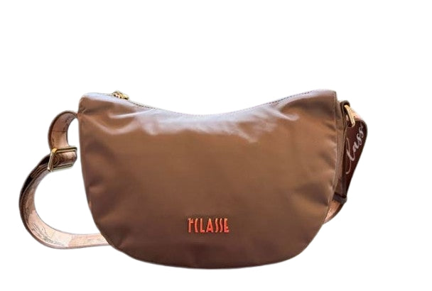 Alviero Martini 1A Classe Borsa Mezzaluna Piccola a Tracolla   LGZ67 9762 Col.  0587 Stone cal.