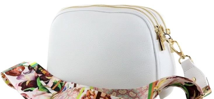 M BRC Borsa   In Pelle Linea  Obona  C118 Bianco