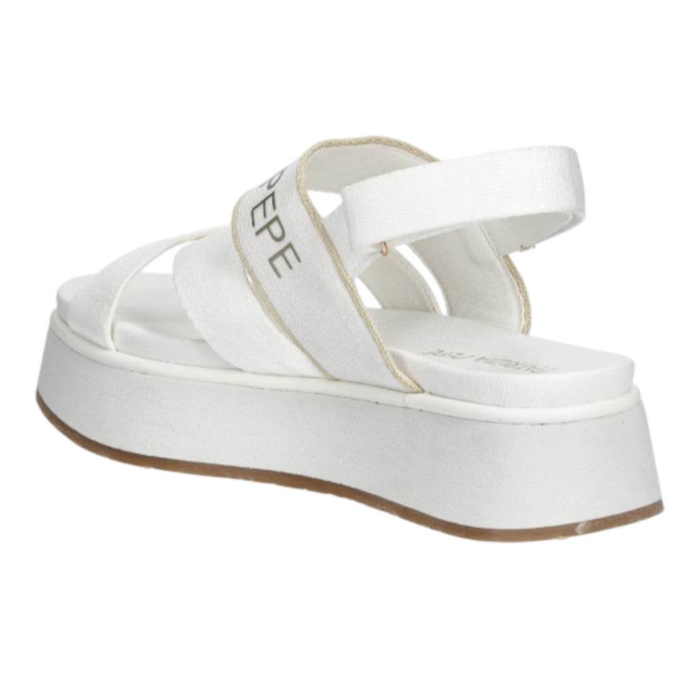 Patrizia Pepe Ciabatta Tessuto bianco PPJ333.06 Colore bianco
