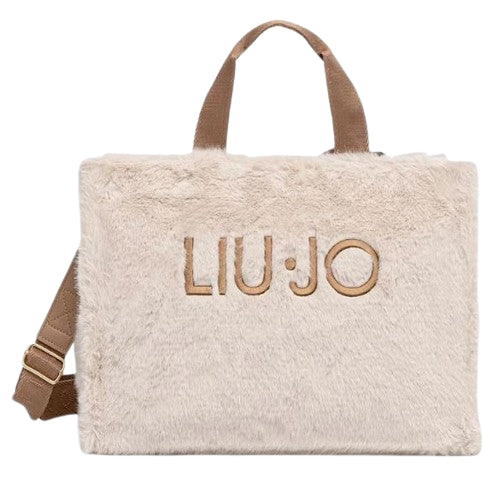 Liu Jo Borsa Teddy L Tote Fake Fur 2F6037 E0218 Col. 00192 Burro